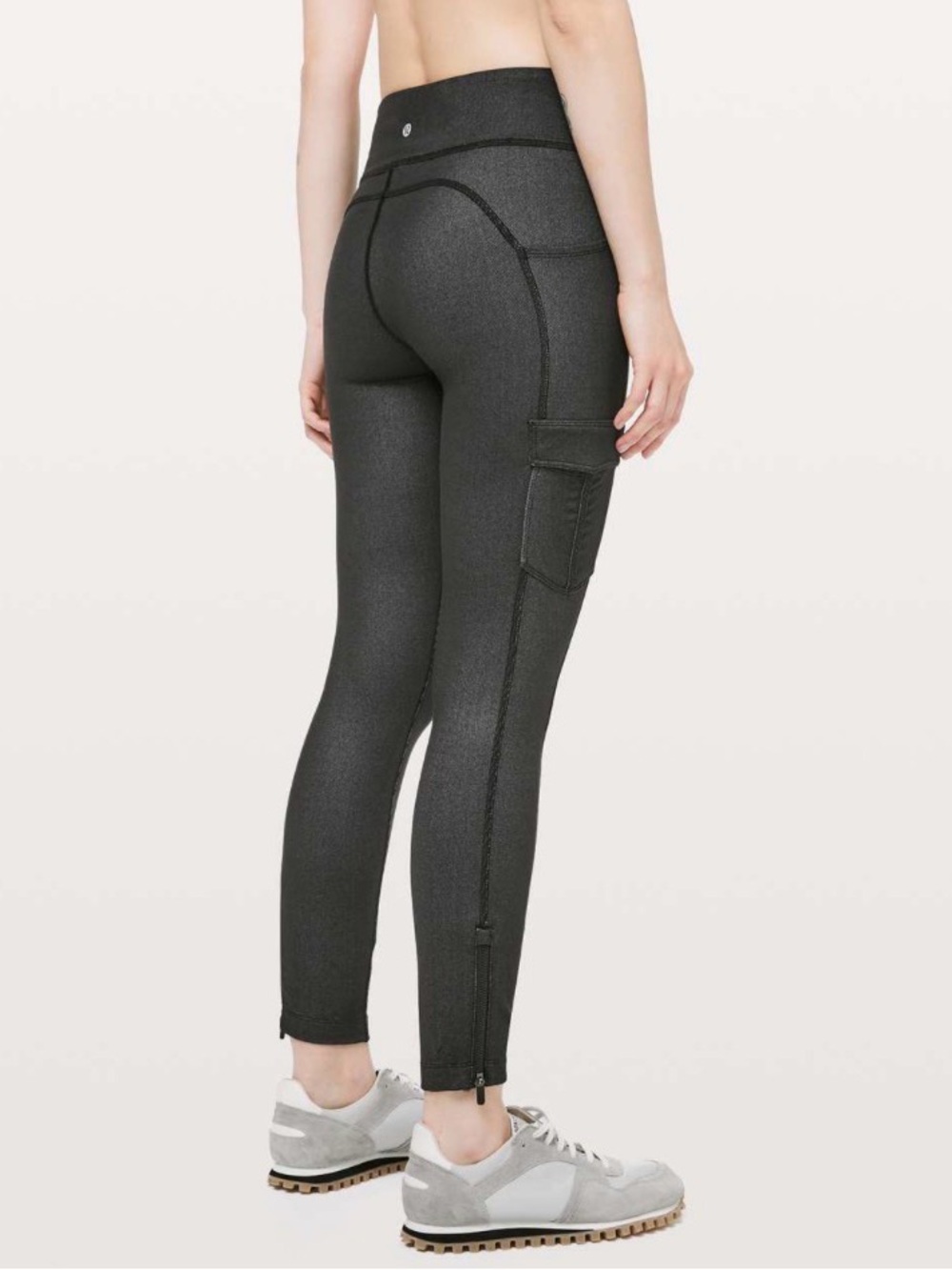 Lululemon Scenic Route 7/8 Tight 25" Black Size 10